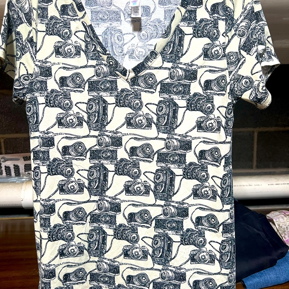 Lularoe Camera Theme Shirt